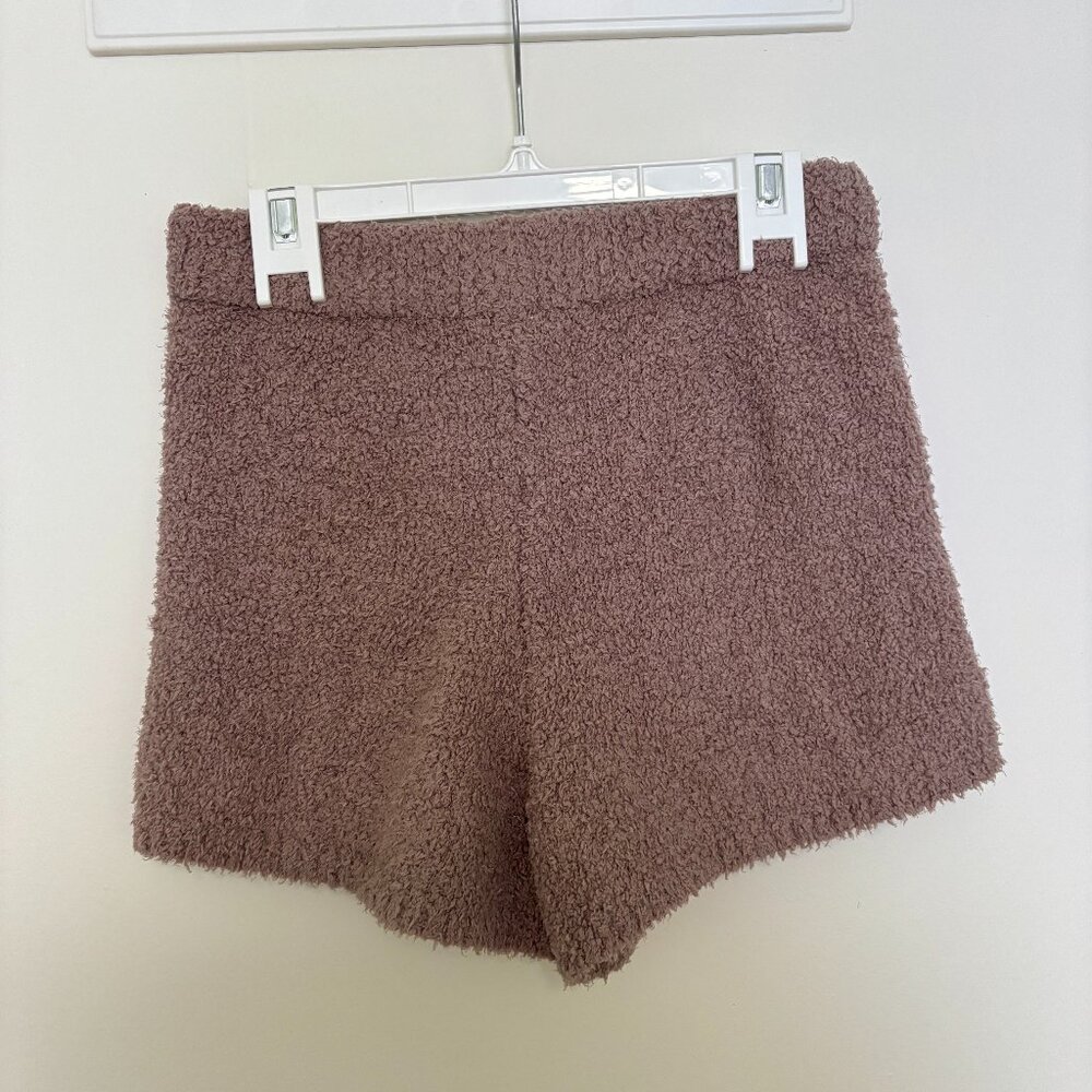 Nue Garage Purple Cozy Knit Shorts